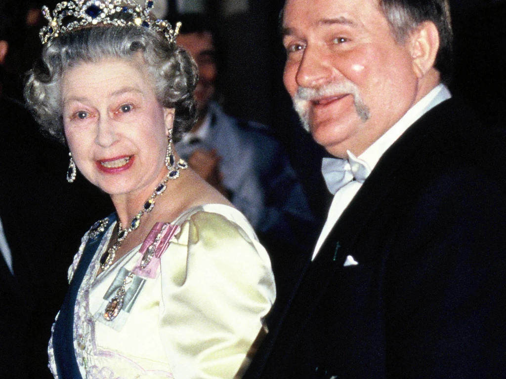 Lech Wałęsa, Królowa Elżbieta II, 1991 rok