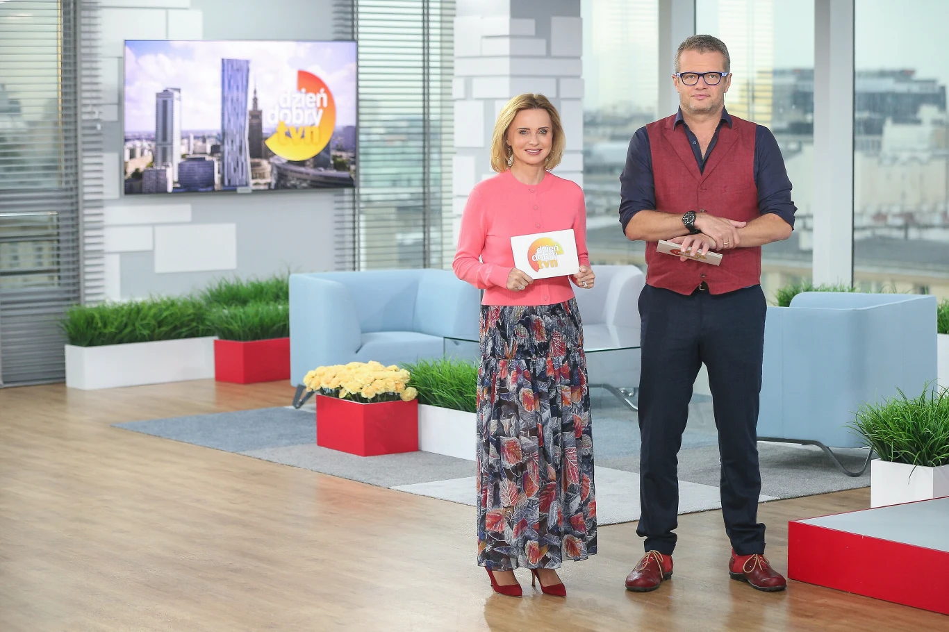 Jolanta Pieńkowska i Marcin Meller