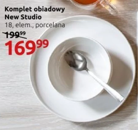 Zestaw obiadowy Black Red White