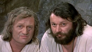 Bogusz Bilewski i Witold Pyrkosz w "Janosiku"