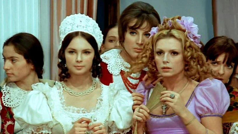 Anna Dymna i Ewa Wiśniewska w serialu "Janosik"