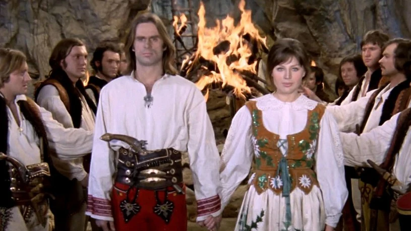 Marek Perepeczko i Ewa Lemańska w serialu "Janosik" Marek Perepeczko i Ewa Lemańska w serialu "Janosik"