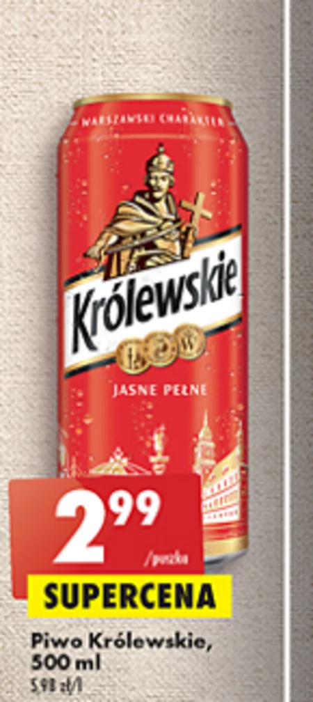 Królewskie Piwo jasne pełne 500 ml