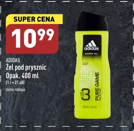 Adidas Pure Game Żel pod prysznic dla mężczyzn 400 ml