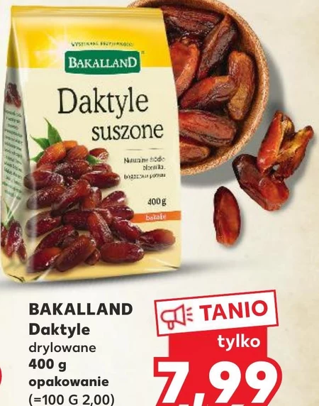 Bakalland Daktyle suszone 400 g