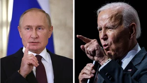 Prezydent Rosji Władimir Putin i prezydent USA Joe Biden