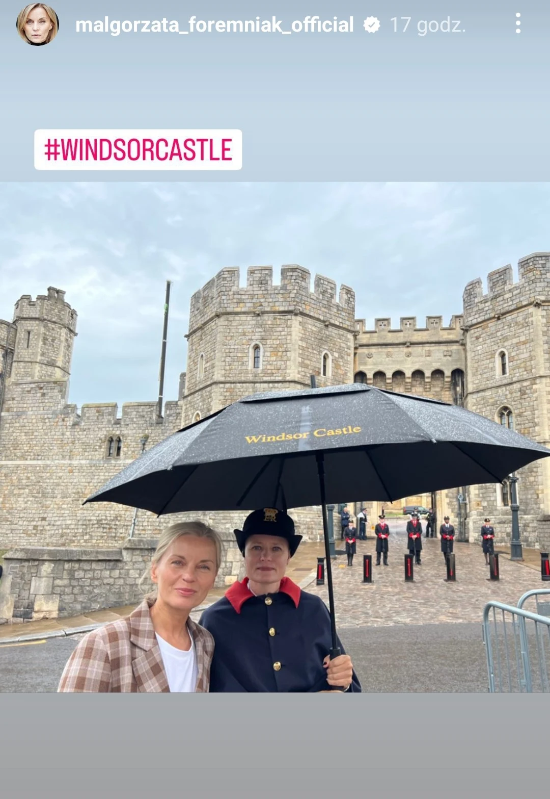 Małgorzata Foremniak złożyła hołd królowej