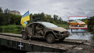 Niezwykły pojazd bojowy przyłapany na Ukrainie. Nim też przeganiają Rosjan