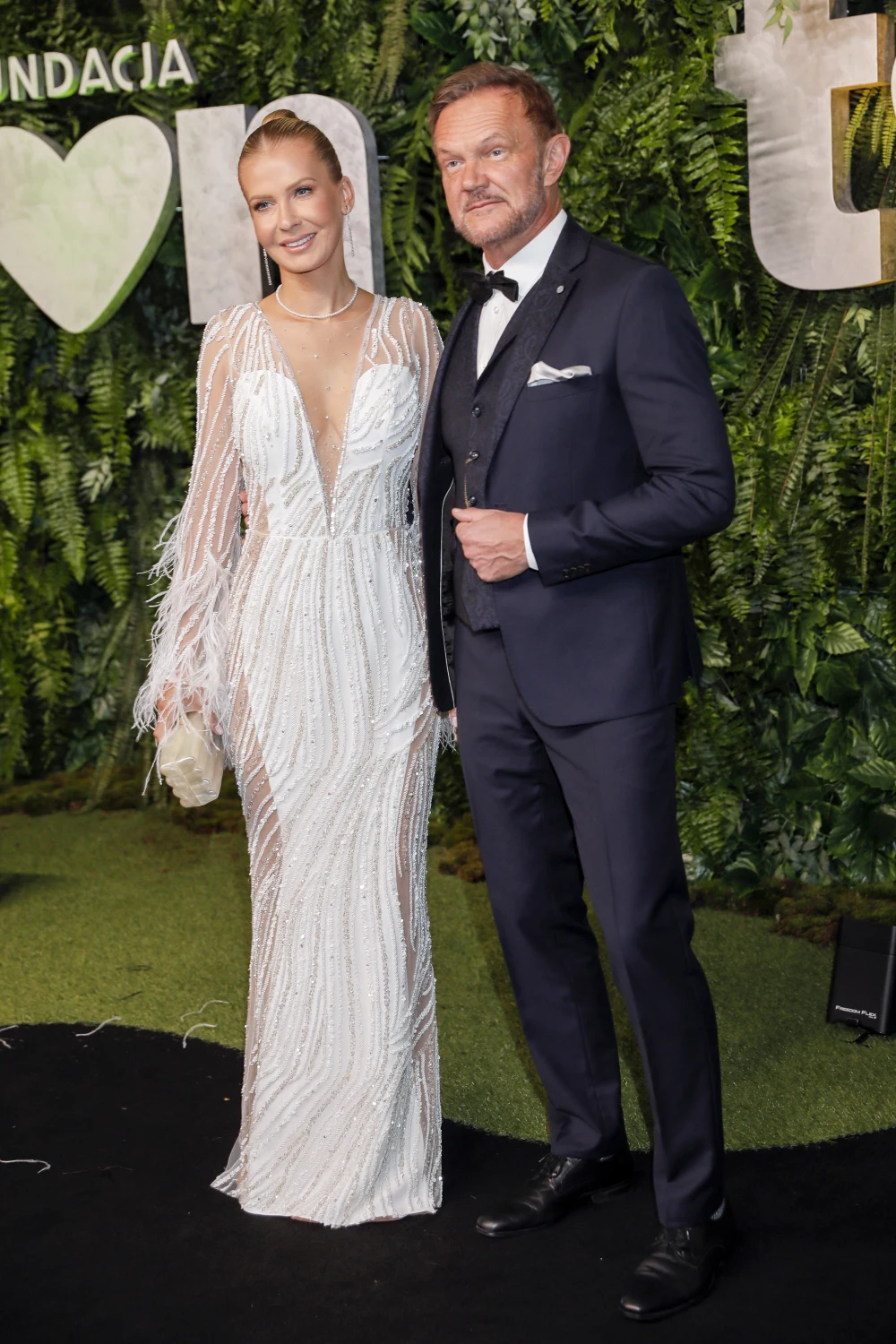 Bal fundacji TVN "Nie jesteś sam": Edyta i Cezary Pazurowie