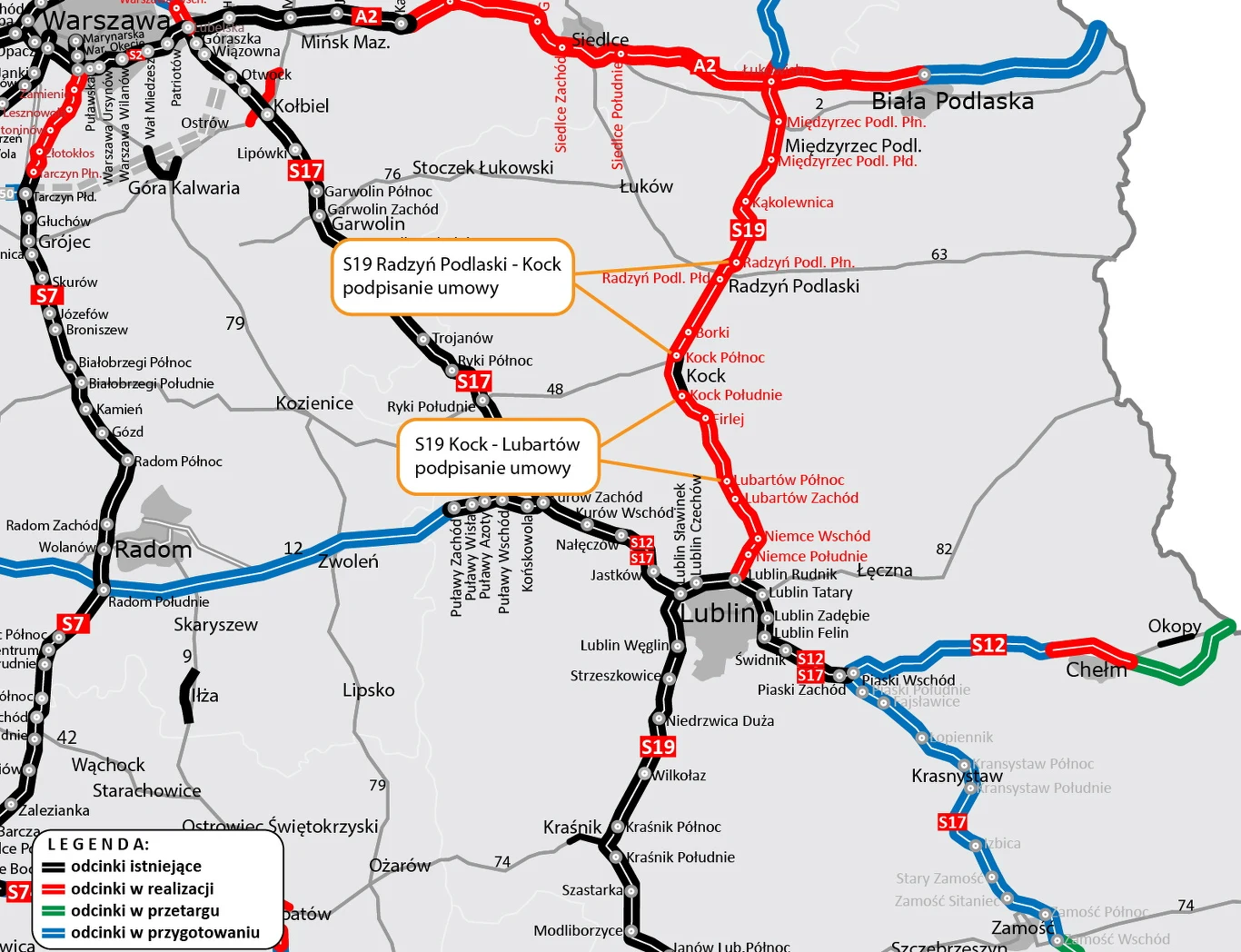 Budowa drogi ekspresowej S19 Budowa drogi ekspresowej S19