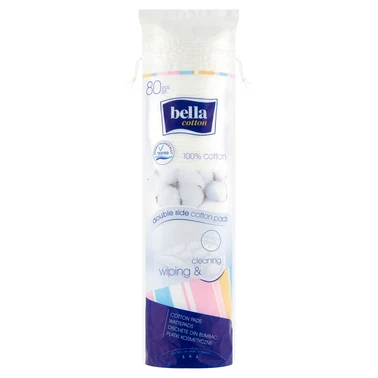 Bella Cotton Płatki kosmetyczne 80 sztuk - 0
