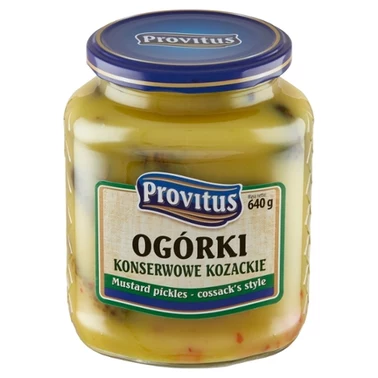 Provitus Ogórki konserwowe kozackie 640 g - 0
