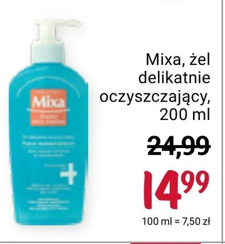 Mixa Hyalurogel Żel micelarny zmniejszający uczucie ściągnięcia 200 ml