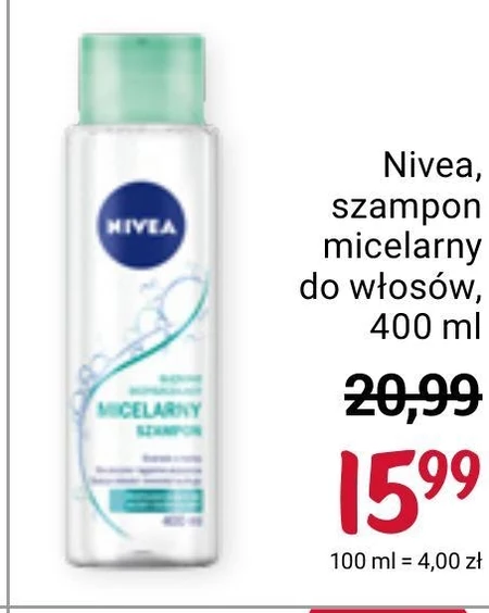 Nivea Nawilżający Szampon Micelarny 400 ml