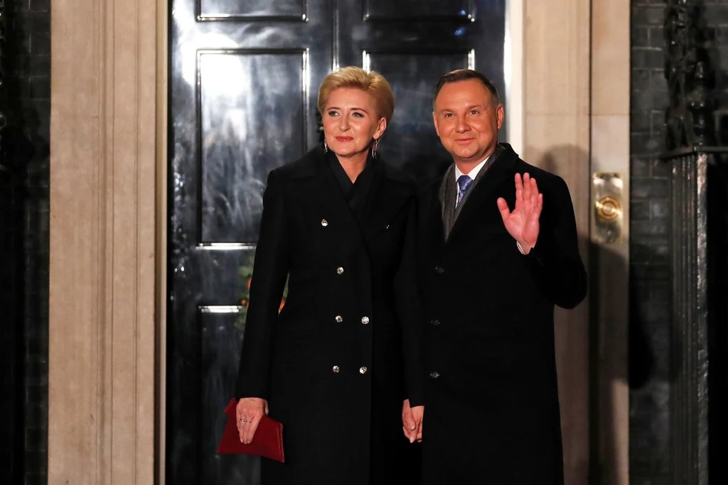 Agata Kornhauser-Duda i Andrzej Duda przybyli do Londynu w niedzielę 18 września 