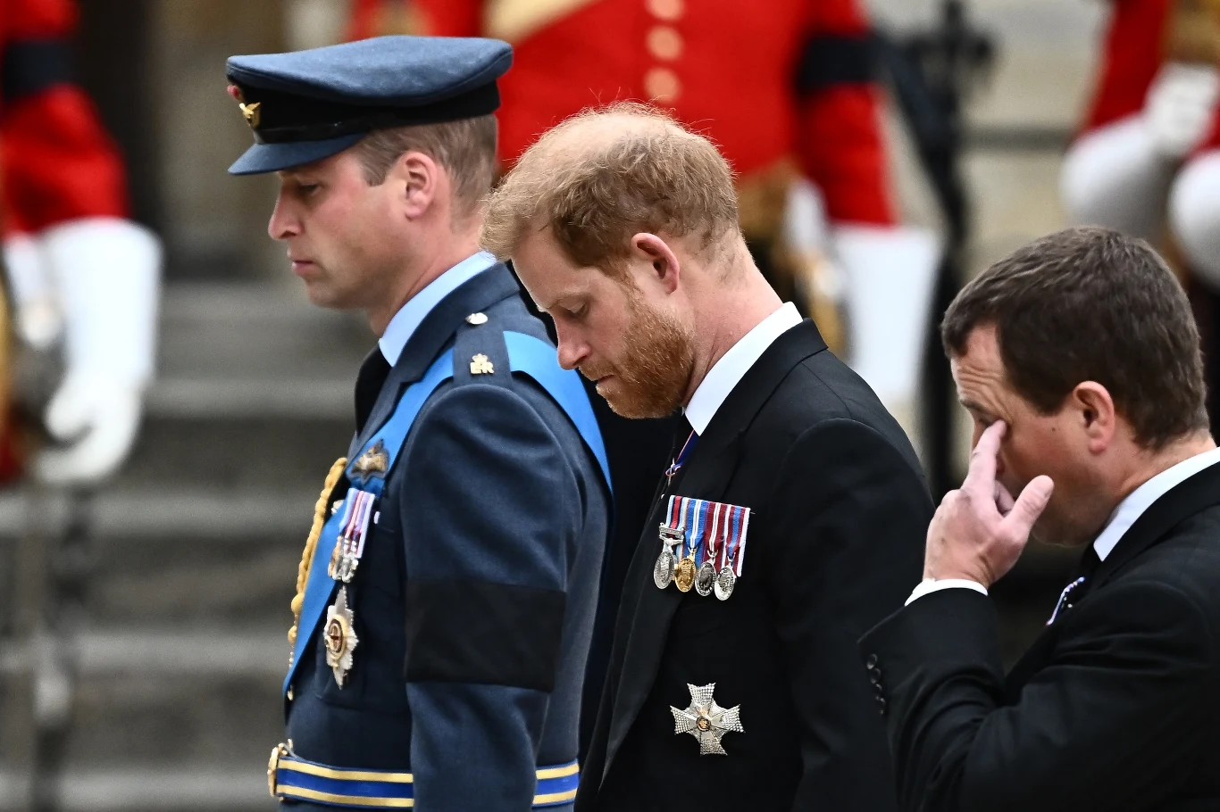 Wnukowie Elżbiety II: William, książę Walii i Harry, książę Sussex 