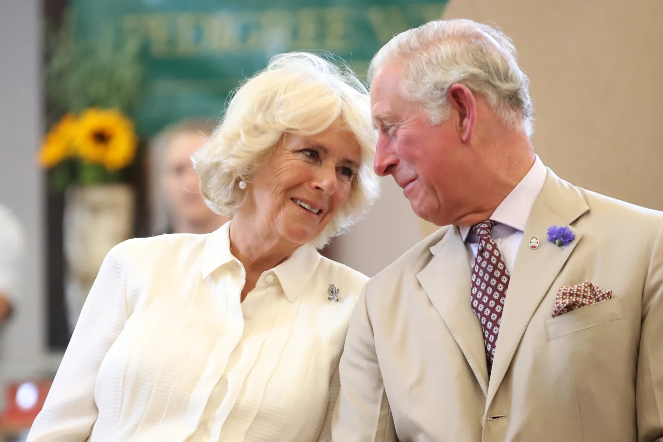 Księżna Camilla i książę Karol. Walia, lipiec 2018 roku Księżna Camilla i książę Karol. Walia, lipiec 2018 roku