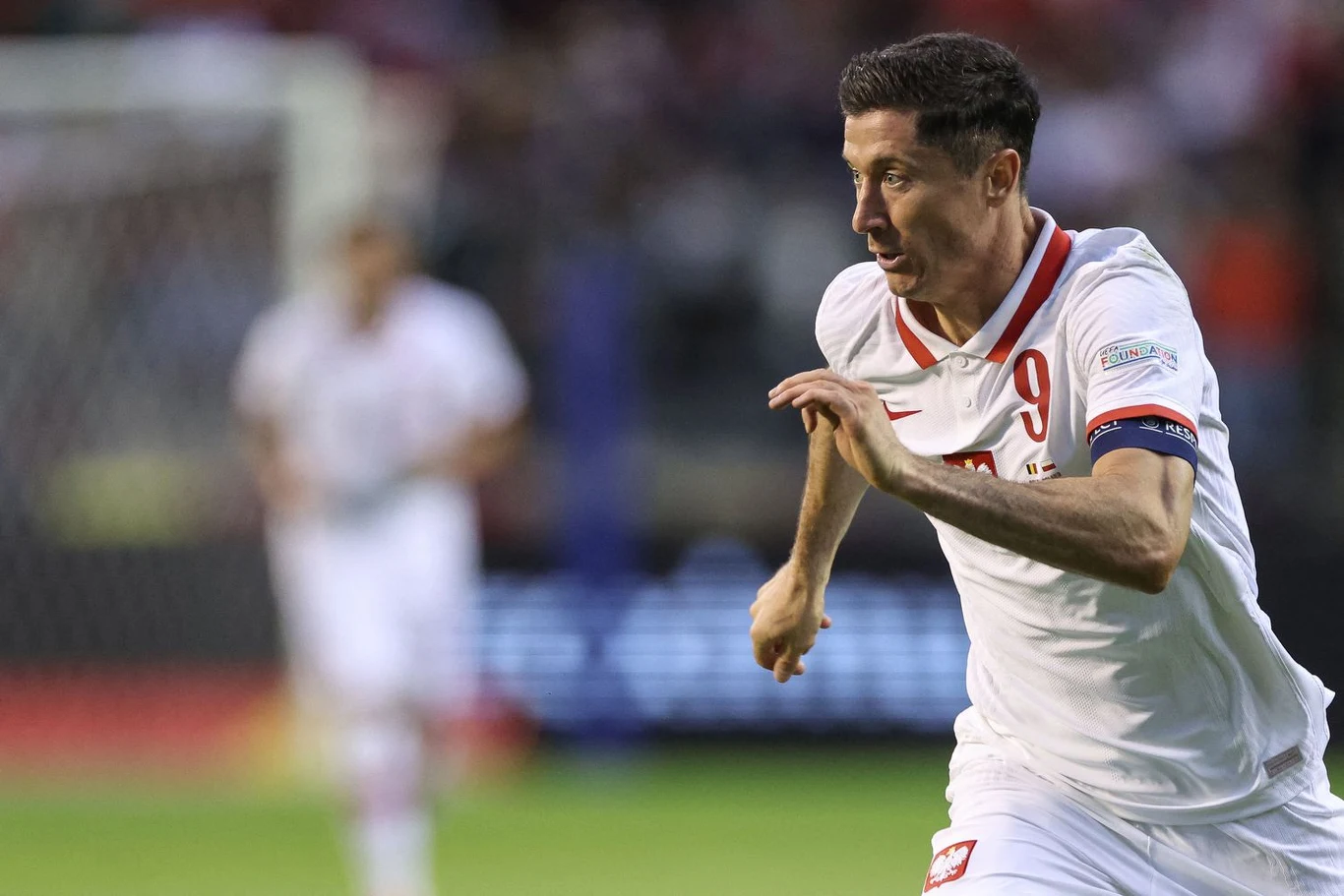 Kapitan reprezentacji Polski Robert Lewandowski