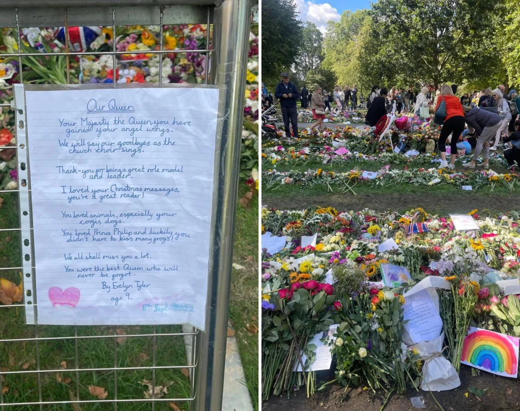 Pogrzeb Królowej Elżbiety II: tak ludzie żegnają brytyjską królową w Londynie / fot. Marta Niemira Pogrzeb Królowej Elżbiety II: tak ludzie żegnają brytyjską królową w Londynie / fot. Marta Niemira