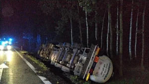 Do wypadku doszło w poniedziałek przed godz. 20 na dk 19 między Kockiem a Radzyniem Podlaskim