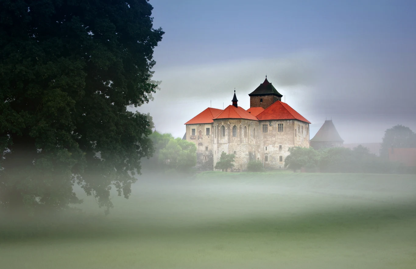 Mgła radiacyjna w Švihov (Czechy)