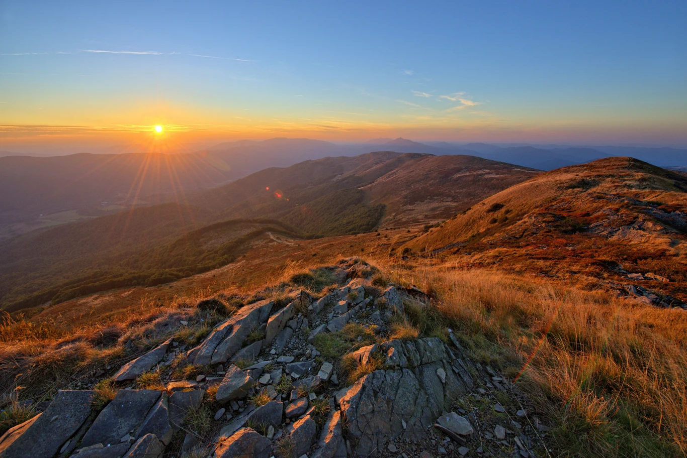 Jesień w Bieszczadach jest wyjątkowo malownicza i zachwycająca. 