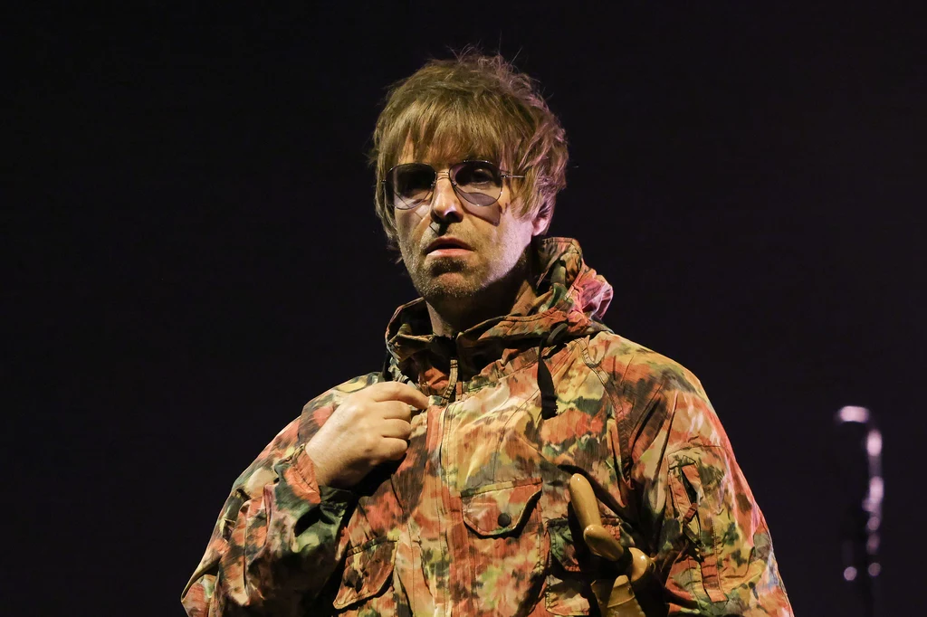 Liam Gallagher, koncert w Auckland, w Nowej Zelandii, 21 lipca 2022 r. 