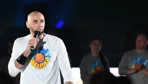Marcin Gortat w rozmowie motywacyjnej z koszykarzami Washington Wizards poruszył temat trwającej wojny w Ukrainie (zdj. archiwalne)