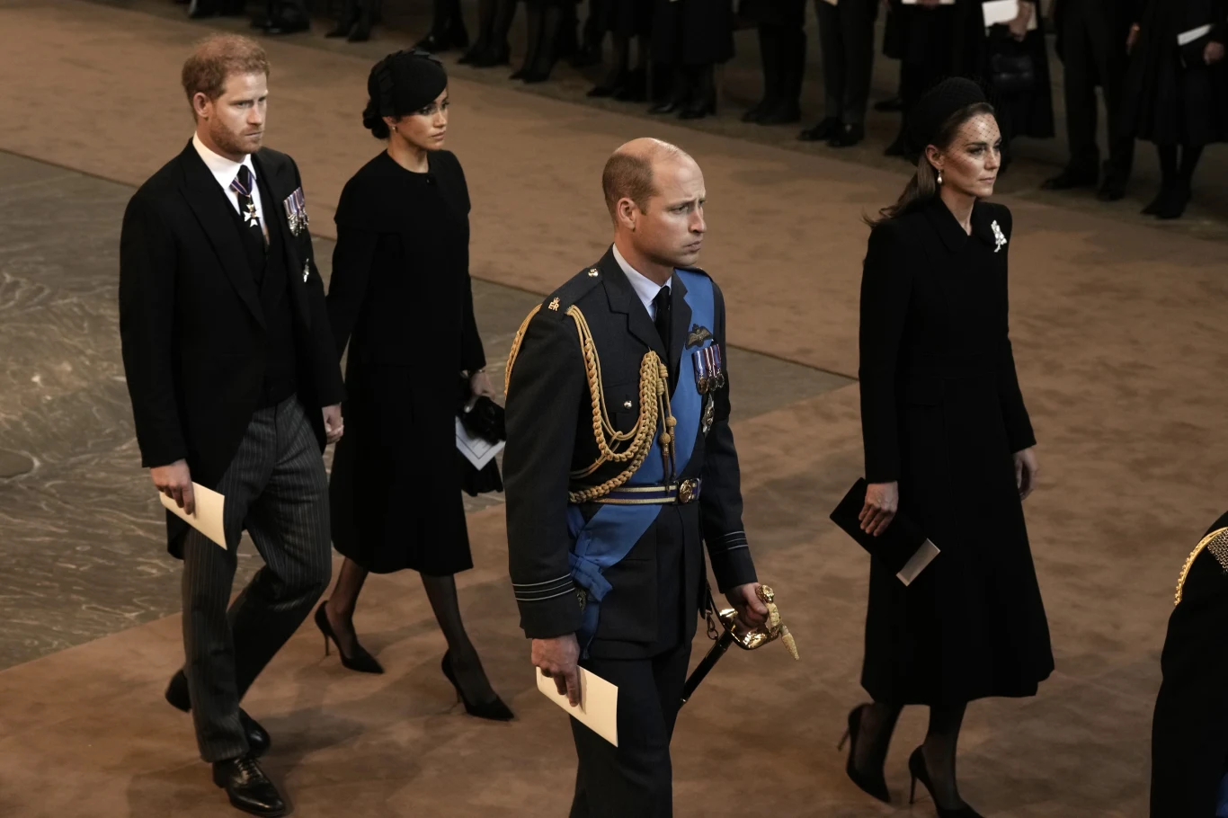 Książę Harry, księżna Meghan, książę William i księżna Kate