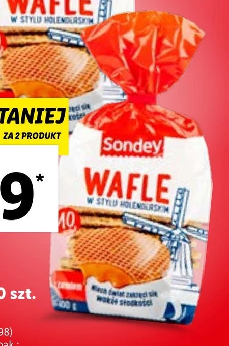 Wafle holenderskie Sondey