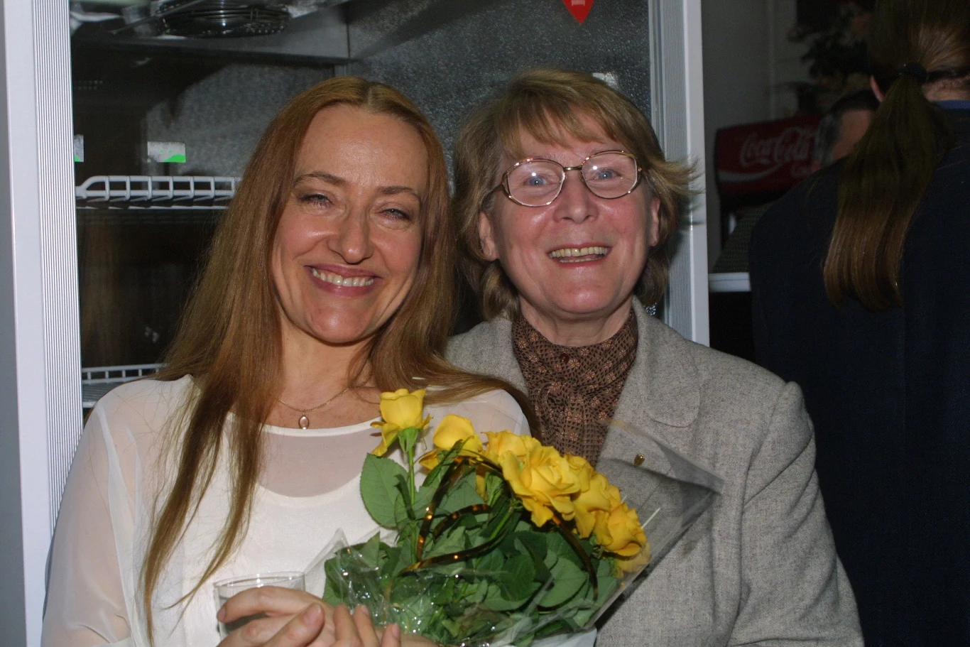 Anna Szałapak w towarzystwie Ireny Santor