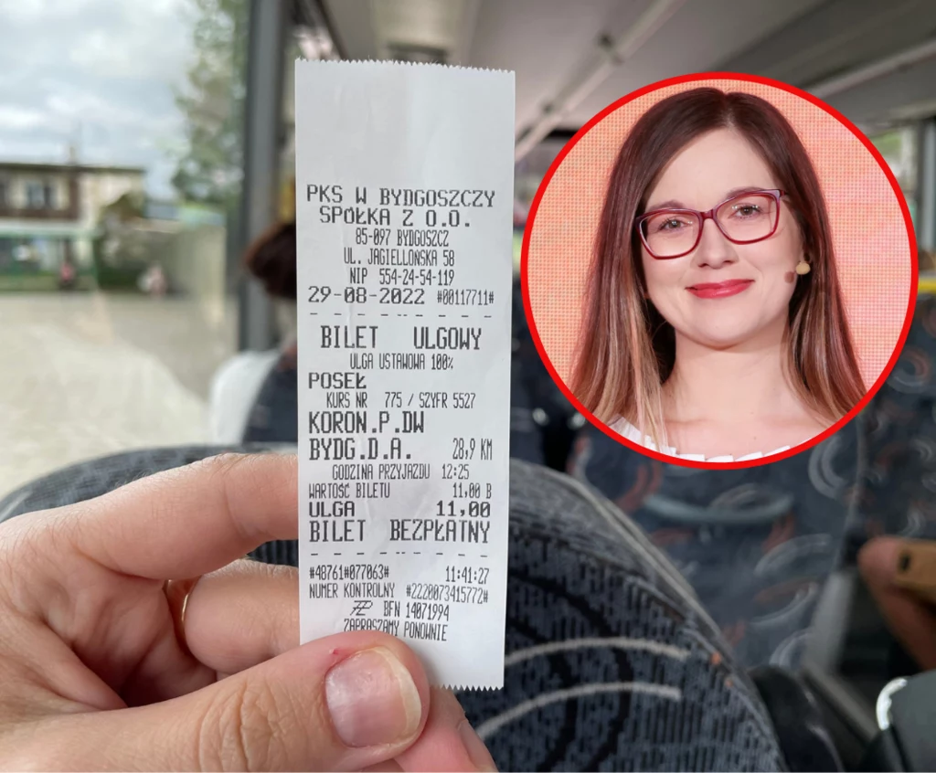Posłanka Lewicy Paulina Matysiak promuje jazdę transportem zbiorowym i uważa, że na pokłady autobusów i pociągów powinno wsiadać więcej polityków