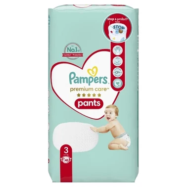 Pampers Premium Care Pieluchomajtki, rozmiar 3, 48 sztuk, 6kg-11kg - 3