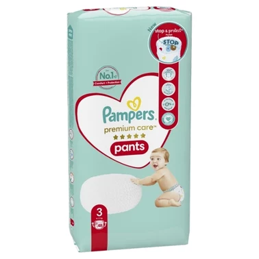 Pampers Premium Care Pieluchomajtki, rozmiar 3, 48 sztuk, 6kg-11kg - 2