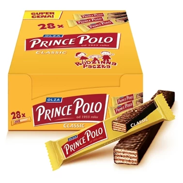 Prince Polo Classic Kruchy wafelek z kremem kakaowym oblany czekoladą 17,5 g - 2