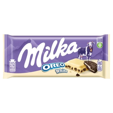 Milka Oreo White Biała czekolada 100 g - 1
