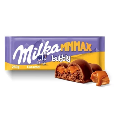 Milka Mmmax Bubbly Caramel Czekolada mleczna 250 g - 0