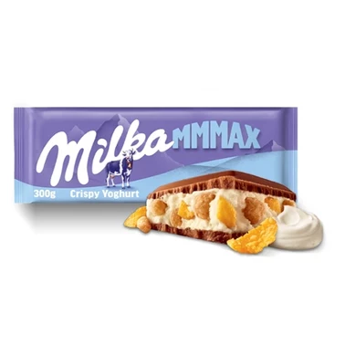 Milka Mmmax Crispy Joghurt Czekolada mleczna 300 g - 0