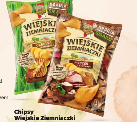 Wiejskie Ziemniaczki Ciosane Chipsy ziemniaczane o smaku soli z pieprzem 110 g