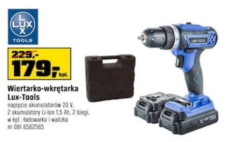 Wiertarko-wkrętarka Lux-Tools