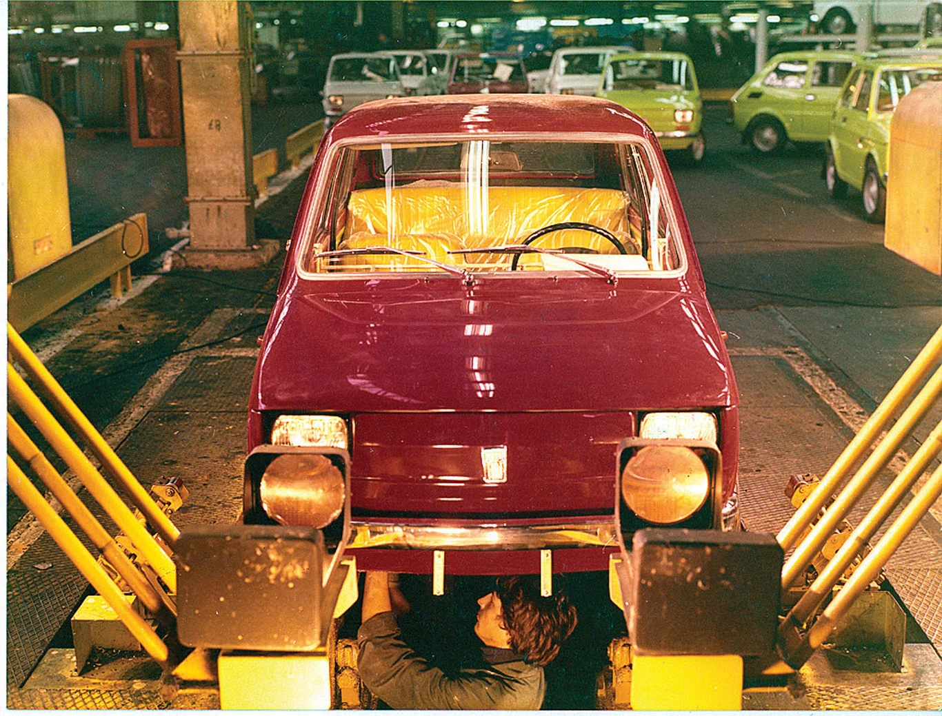 Fiat 126p z wczesnych lat produkcji