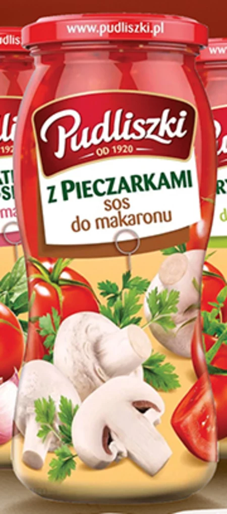 Pudliszki Sos do makaronu z pieczarkami 500 g