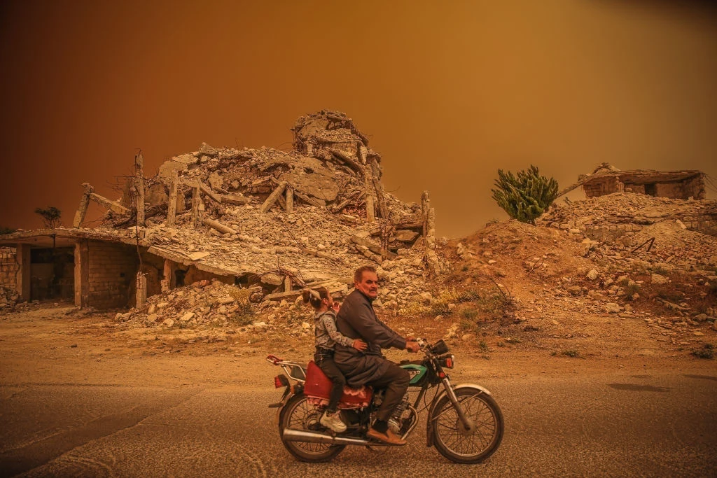 Burza piaskowa w Syrii
