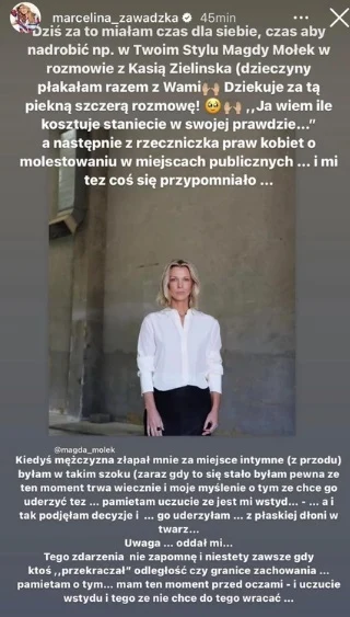 Marcelina Zawadzka zdobyła się na wstrząsające wyznanie. Marcelina Zawadzka zdobyła się na wstrząsające wyznanie.