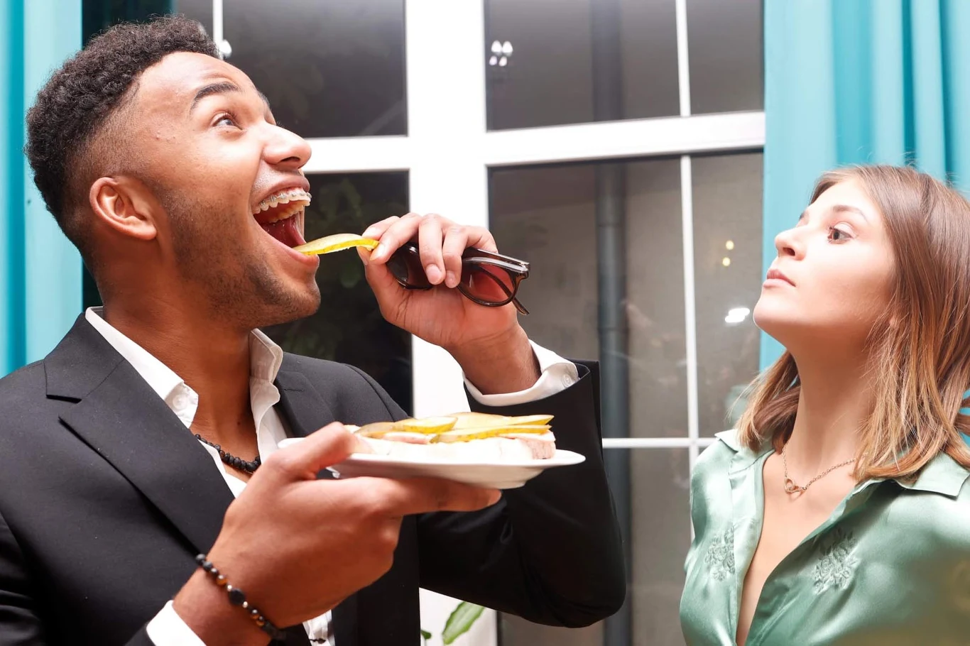 Monika Mielnicka z chłopakiem. Monika Mielnicka z chłopakiem.