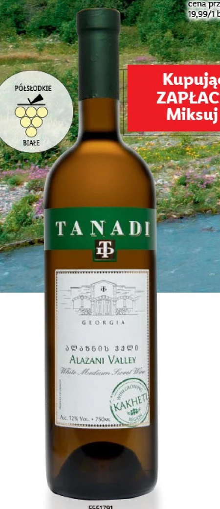Wino białe Tanadi