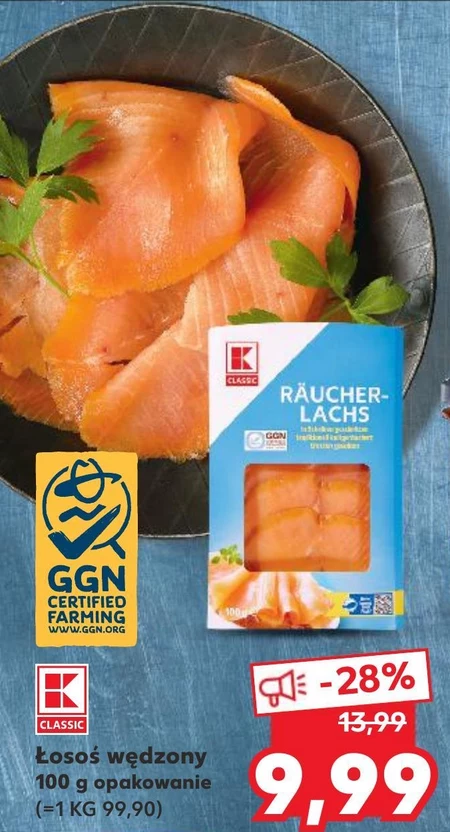 Łosoś wędzony Kaufland