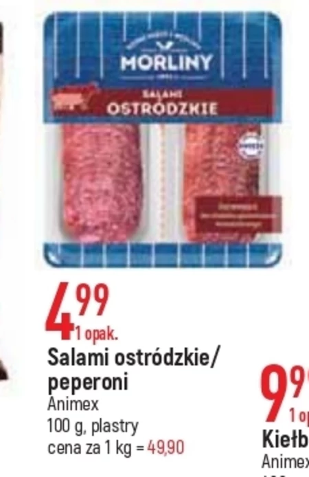 Morliny Salami ostródzkie 100 g (2 x 50 g)
