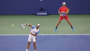 Hugo Nys (z przodu) i Jan Zieliński