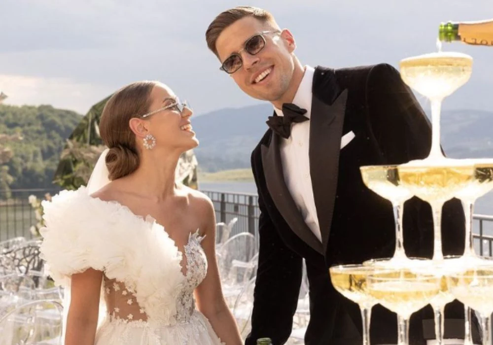 Jan Bednarek i Julia Nowak pobrali się w czerwcu Jan Bednarek i Julia Nowak pobrali się w czerwcu